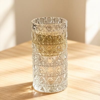 Premium Lead-Free Crystal 3D Bubble Embossed Mini Shot Glass Tasting Spirit Tumbler